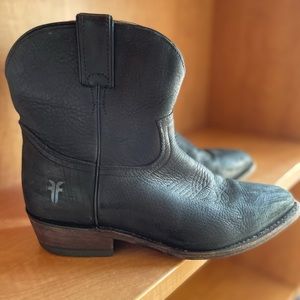 Frye cowboy booties